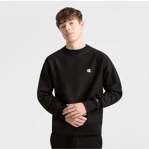 Champion Reverse Weave Crewneck Sweatshirt with Small Logo
